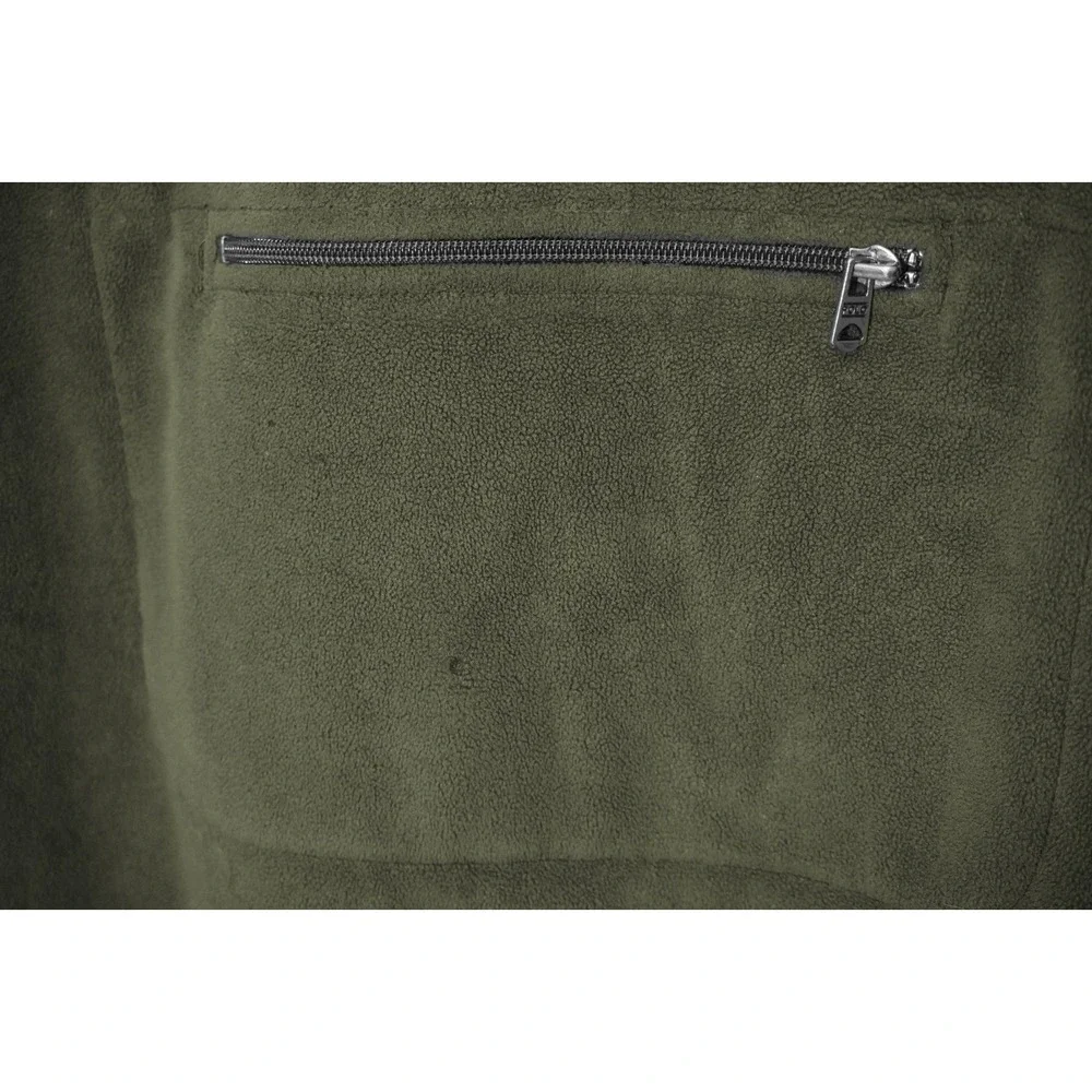 VTG 90s Polo Sport Ralph Lauren Green PolarTec Quarter Zip Fleece Men's Large - Picture 7 of 8